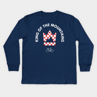 King of the mountains Kids Long Sleeve T-Shirt